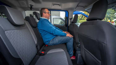 Ford Tourneo Courier rear seat space