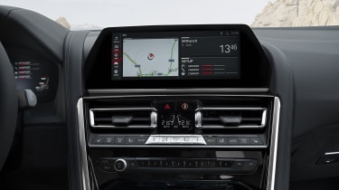 BMW M8 Competition coupe - infotainment screen