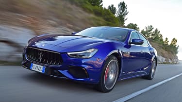 The Maserati Ghibli is a luxurious four-door saloon with coupe-like styling and powerful engines