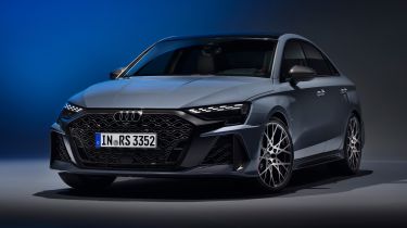 2024 Audi RS3 saloon front quarter static