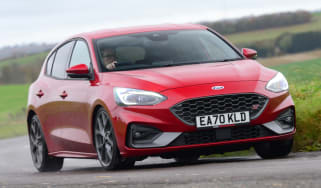 Ford Focus ST hatchback front cornering