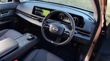 Nissan Ariya SUV steering wheel