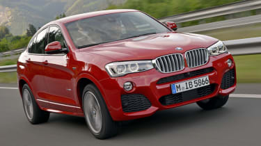 Lowered suspension means the BMW X4 handles particularly well for an SUV