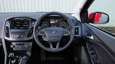A mid-life facelift has kept the interior competitive with a touchscreen infotainment system
