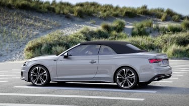 Audi A5 Cabriolet with roof up
