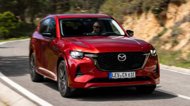 Mazda CX-60 driving - front view