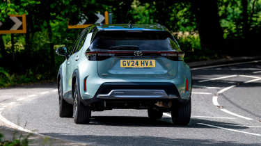 Toyota Yaris Cross rear driving