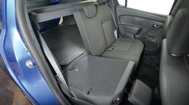 Folding the rear seats down increases boot space from 573 litres to 1,518 litres