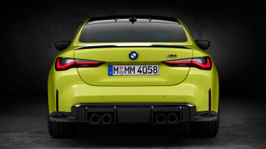 2021 BMW M4 Competition Coupe - rear view
