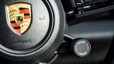 Porsche Taycan Cross Turismo driving mode selector