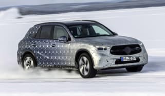 Mercedes GLC winter test spy shot