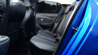 Peugeot 208 hatchback rear seats