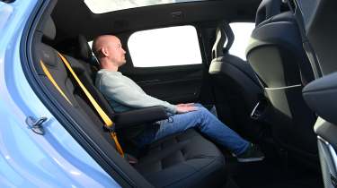 Polestar 3 rear seats staff