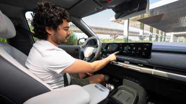 Kia EV3 infotainment staff