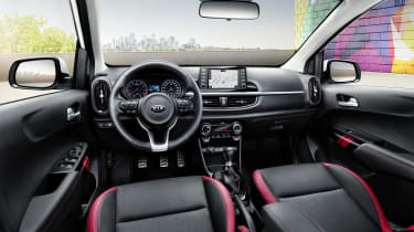 The GT-Line Picanto pictured here is packed with kit, including sat nav and dual-zone climate control