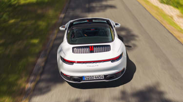 Porsche 911 Targa rear overhead
