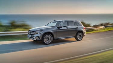 2019 Mercedes GLC SUV - front driving