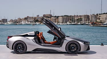 Many see the i8 Roadster as a rival to the Porsche 911 cabriolet and Audi R8 Spyder