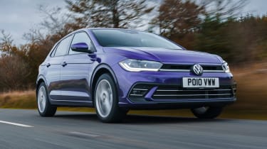 Volkswagen Polo tracking front-quarter