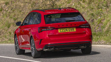 Skoda Octavia vRS estate rear