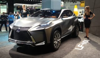 Lexus LF-NX concept front quarter static