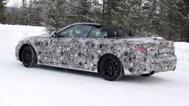 BMW 4 Series Convertible testing in Sweden