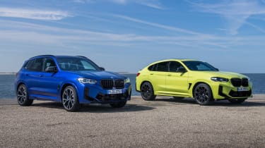 2021 BMW X3 M and BMW X4 M