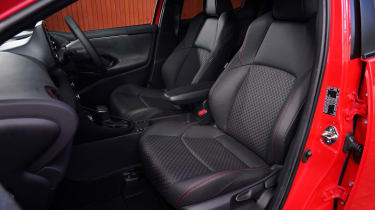 Toyota Yaris Hybrid front seats