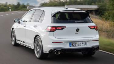 Volkswagen Golf GTI Clubsport rear 3/4 tracking