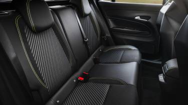 Abarth 600e rear seats