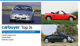 Dear Carbuyer, I’ve got £9,000 to spend on a Kei car. Which is better – the Suzuki Cappuccino, the Honda Beat or the Daihatsu