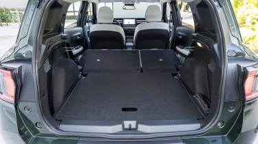 Citroen C3 Aircross boot seats folded