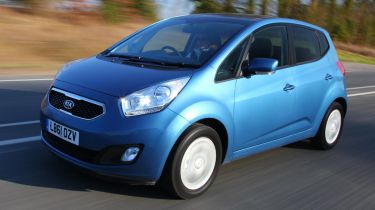 Kia Venga 2012 front quarter on road