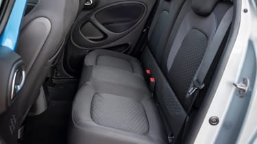 Smart EQ ForFour hatchback rear seats