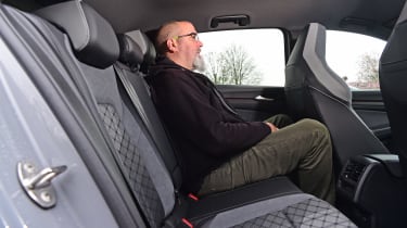 Volkswagen Golf Black Edition back seats staff