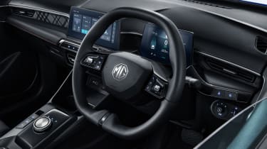 MG3 steering wheel