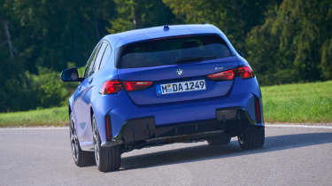 BMW 1 Series facelift driving rear