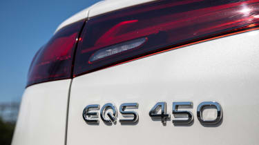 Mercedes EQS SUV rear badge