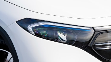 Mercedes EQA SUV review headlights