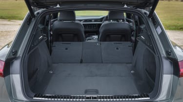 Audi Q8 e-tron SUV boot seats folded