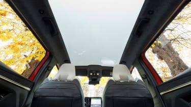 Renault Scenic panoramic sunroof opaque