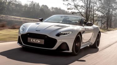 Aston Martin DBS Superleggera Volante - front driving