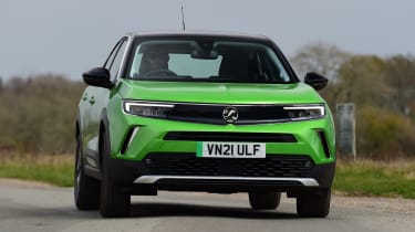 Vauxhall Mokka-e in green