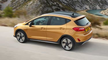 The Fiesta is first Ford with Pedestrian Detection that can help prevent collisions at night