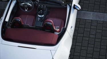 Mazda MX-5 100th Anniversary interior - top view