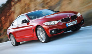BMW 4 Series coupe 2013 front quarter tracking