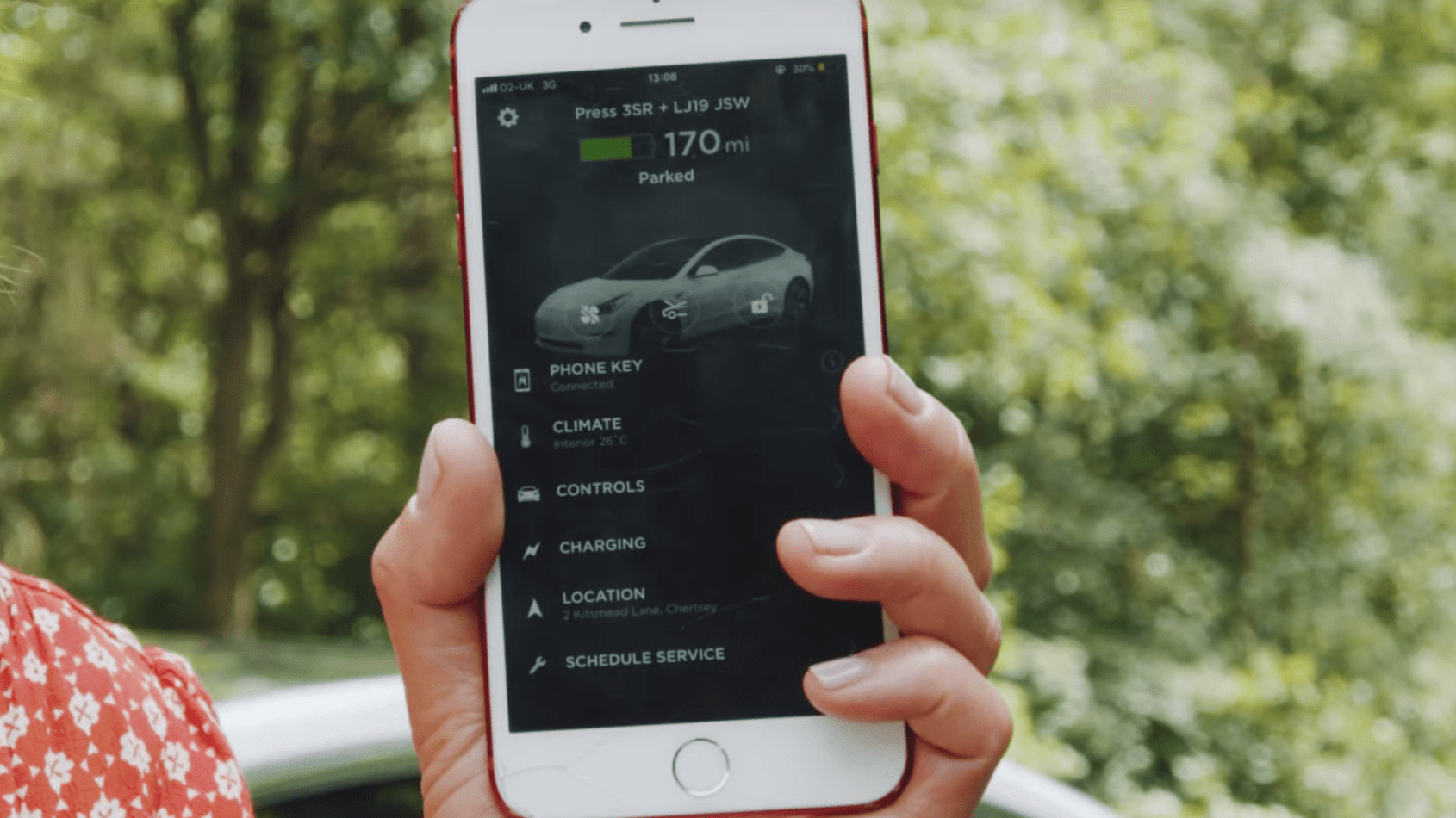 wear os tesla app