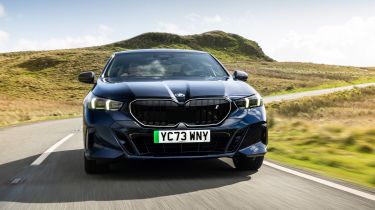 BMW i5 UK front tracking