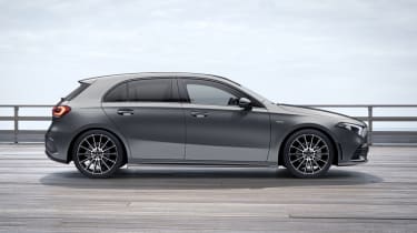 2020 Mercedes A-Class Exclusive Edition and Exclusive Edition Plus - side view static