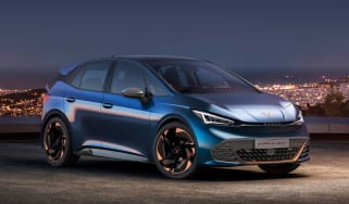 2021 Cupra el-Born - front 3/4 view